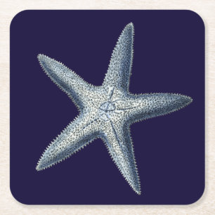 Dessous De Verre Carré L'indigo écosse IV