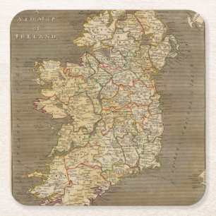 Dessous De Verre Carré L'Irlande 8