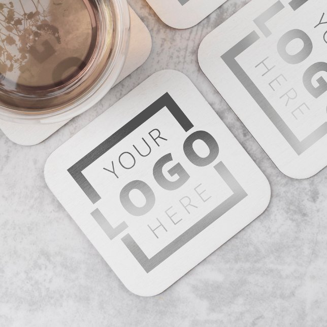 Dessous De Verre Carré Logo d'entreprise promotionnel couleur personnalis (Créateur téléchargé)