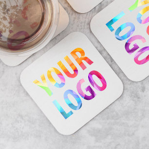Dessous De Verre Carré Logo d'entreprise promotionnel couleur personnalis