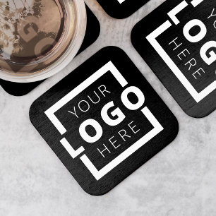 Dessous De Verre Carré Logo d'entreprise promotionnel couleur personnalis