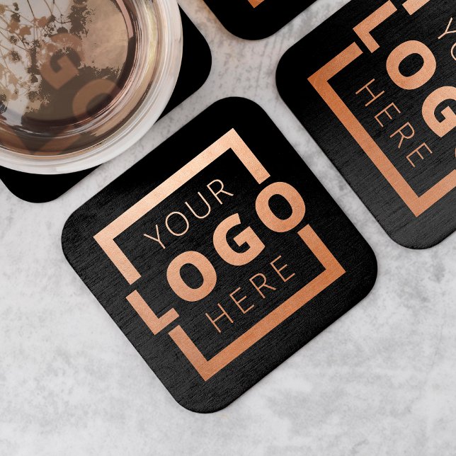 Dessous De Verre Carré Logo d'entreprise promotionnel couleur personnalis (Créateur téléchargé)