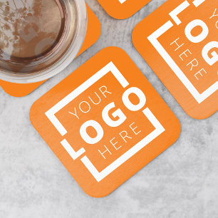 Dessous De Verre Carré Logo d'entreprise promotionnel personnalisé de ma