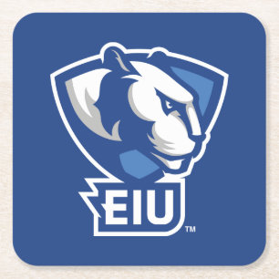 Dessous De Verre Carré Logo Eastern Illinois University Panthers