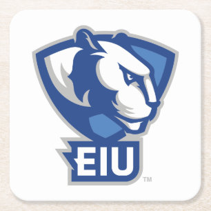 Dessous De Verre Carré Logo Eastern Illinois University Panthers