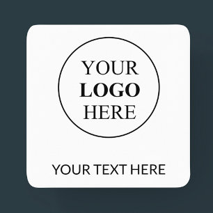 Dessous De Verre Carré Logo Promotionnel Personnalisé – Aucune Commande M