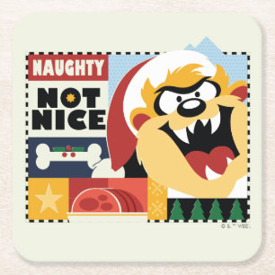 Dessous De Verre Carré LOONEY TUNES™ TAZ™ Naughty Not Nice