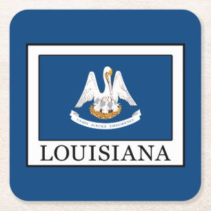 Dessous De Verre Carré Louisiane