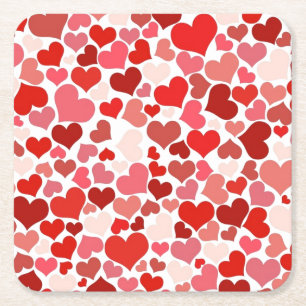 Dessous De Verre Carré Love Mosaic