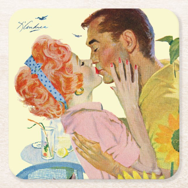 Dessous De Verre Carré Love-Struck 2 (Devant)