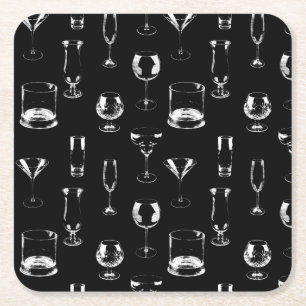Dessous De Verre Carré Lunettes assorties
