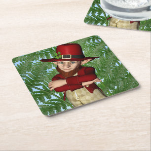 Dessous De Verre Carré Lutin