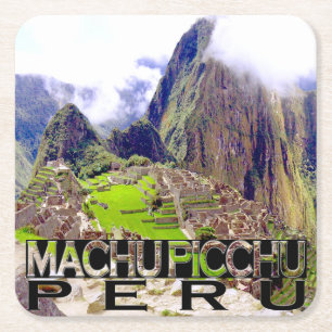 Dessous De Verre Carré Machu Picchu