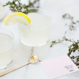 Dessous De Verre Carré Mahjong Tiles Monogramme Lavande