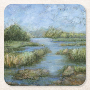Dessous De Verre Carré Marais I