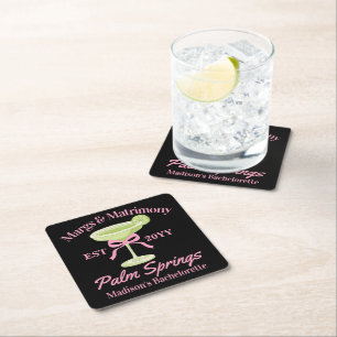 Dessous De Verre Carré Marges et Matrimoniales Margaritas Enterrement de
