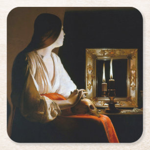 Dessous De Verre Carré Maria Repenting, La Tour