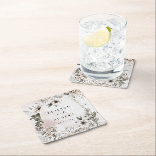 Dessous De Verre Carré mariage carré  dessous de verre