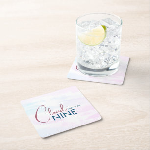 Dessous De Verre Carré Mariage Cloud Nine Minimaliste