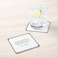 Mariage Minimaliste Note Manuscrite Moderne
