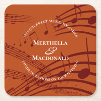 Mariage Notes musicales modernes