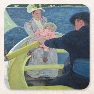 Dessous De Verre Carré Mary Cassatt - La fête de la navigation