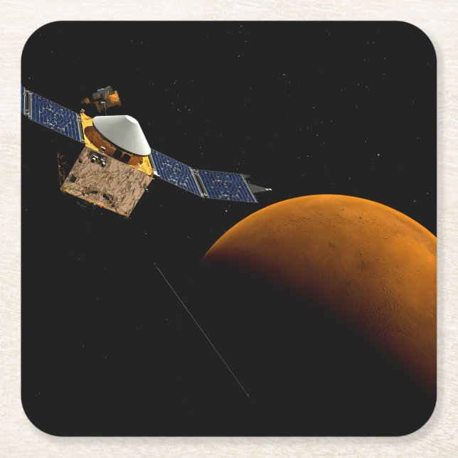 Dessous De Verre Carré Maven Spacecraft. (Devant)