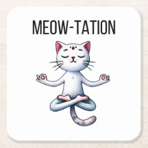 Méditation drôle de chats