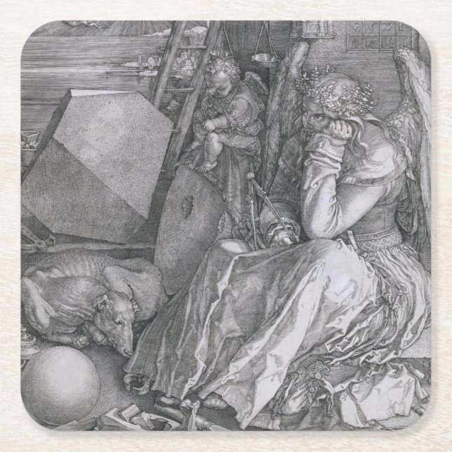 Dessous De Verre Carré Melancholia, Albrecht Durer (Devant)