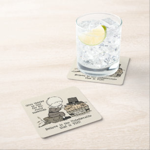Dessous De Verre Carré Merci