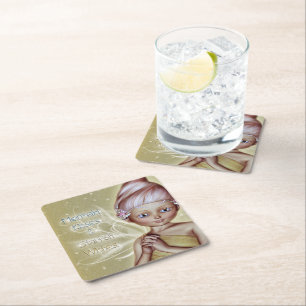 Dessous De Verre Carré Mermaid Kisses