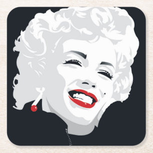 Dessous De Verre Carré Miki Marilyn