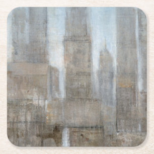 Dessous De Verre Carré Milieu I de ville