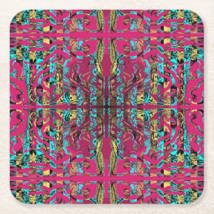 Dessous De Verre Carré Mitochondri-Pop