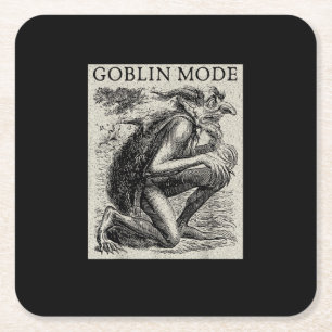 Dessous De Verre Carré Mode Gobelin Goblincore Fairycore Grunge Médiéval