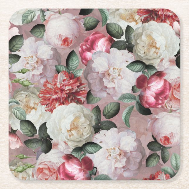 Dessous De Verre Carré Modèle (Devant)