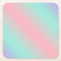 Moderne dégradé de menthe rose pastel