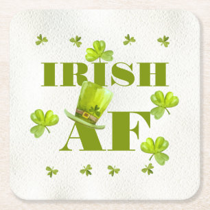 Dessous De Verre Carré Moderne Funky IRISH AF