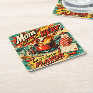 Dessous De Verre Carré Mom brings the heat