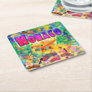 Dessous De Verre Carré Monaco Epoch Hour Coaster