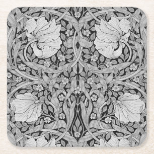 Dessous De Verre Carré Monotone gris Pimpernel, William Morris