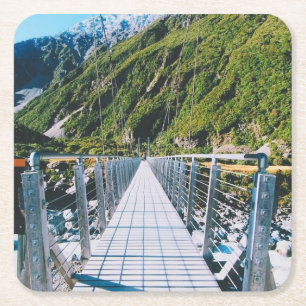 Dessous De Verre Carré Mont Cook - Nouvelle-Zélande