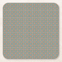 Moroccan Zellige Pattern Geometric Coaster