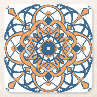 Dessous De Verre Carré mosaïque marocaine andalouse
