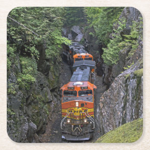 Dessous De Verre Carré Moteur de train diesel classique