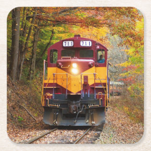 Dessous De Verre Carré Moteur de train diesel classique