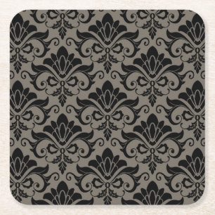 Dessous De Verre Carré Motif 2 de damassé
