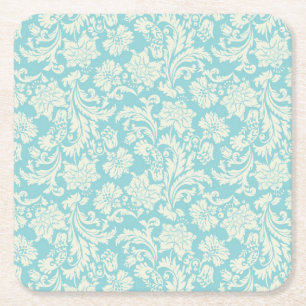 Dessous De Verre Carré Motif 3 de damassé