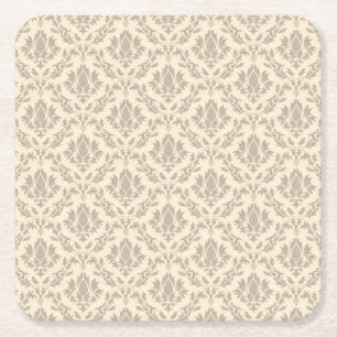 Dessous De Verre Carré Motif 3 de damassé