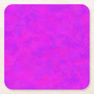 Dessous De Verre Carré Motif Abstrait rose pourpre